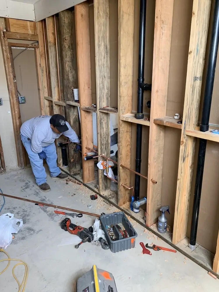 Commercial rough-in plumbing for Gas Line Repair in Wilbraham